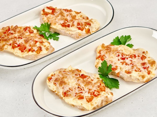 Куриное филе с помидорами на четверых Куриное филе с помидорами на четверых