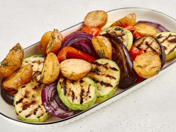 Овощи гриль на четверых Овощи гриль на четверых