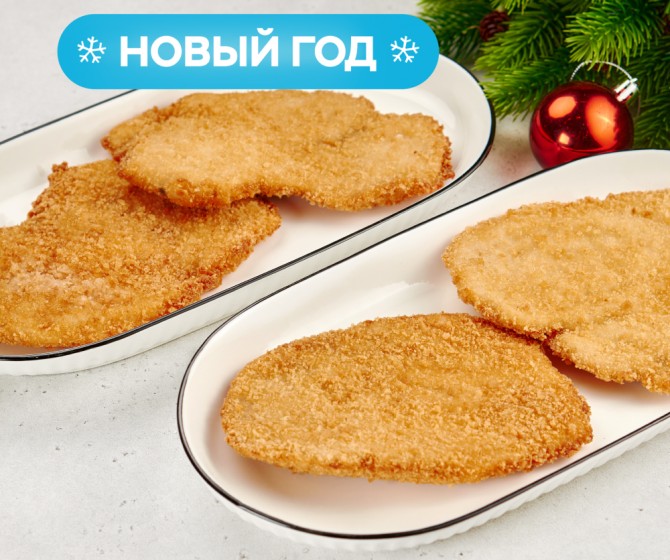 Шницель из курицы на четверых